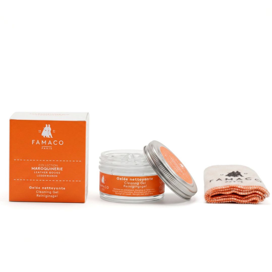 Gelée nettoyante maroquinerie