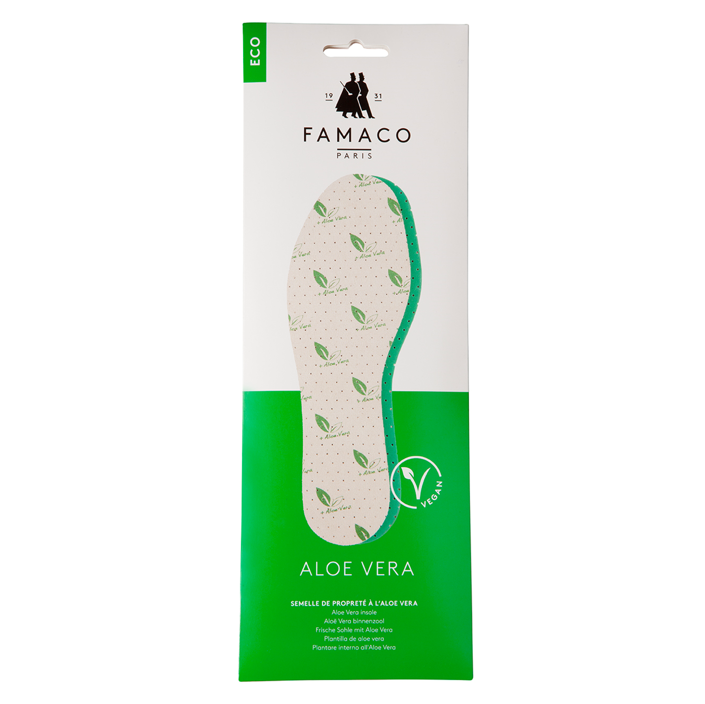 Semelle aloe vera