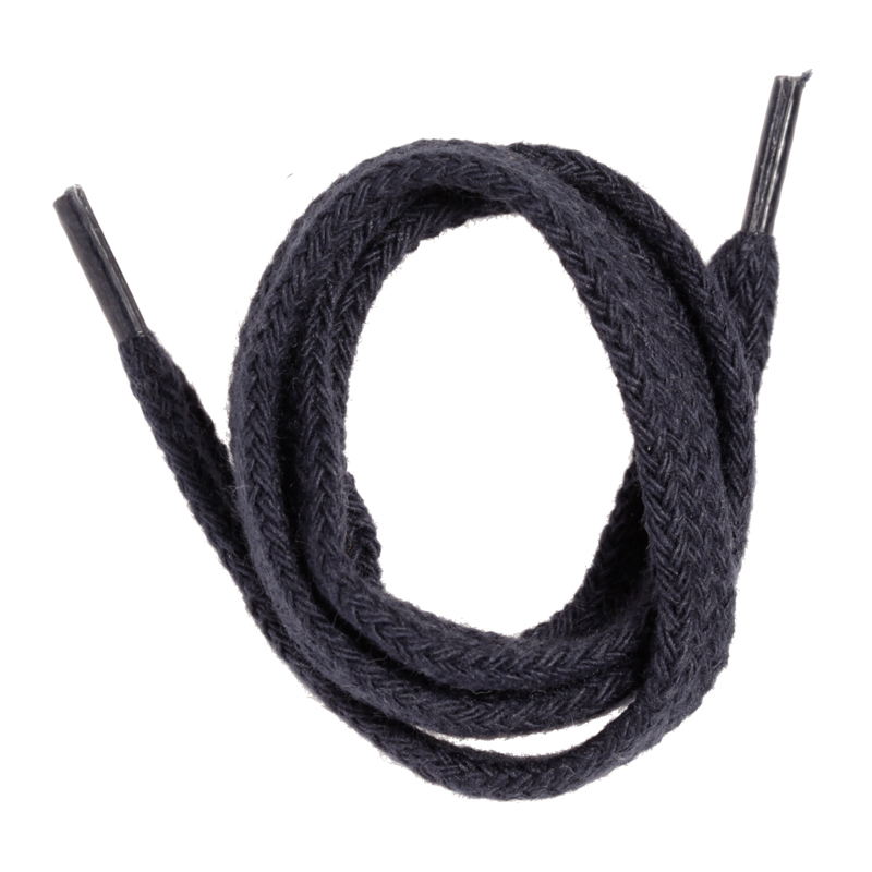Lacet plat bleu marine