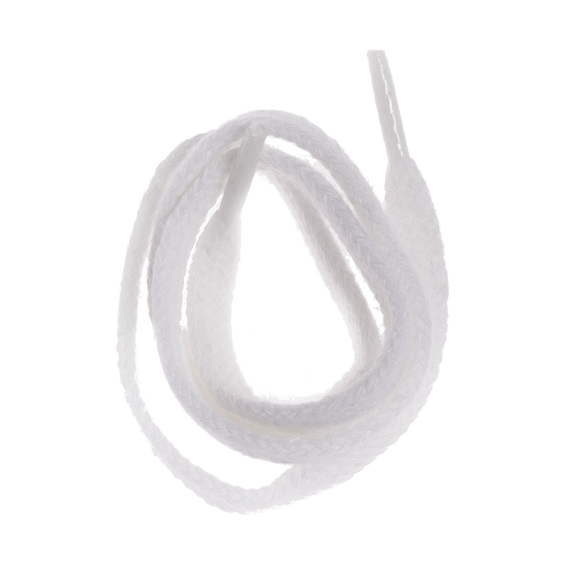 Lacet plat blanc