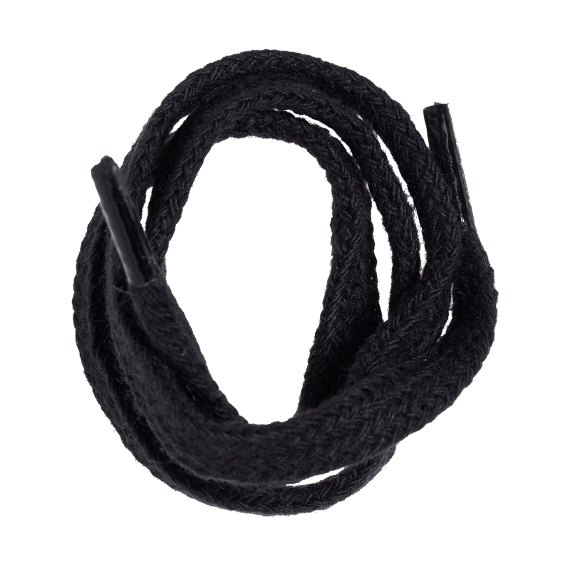 Lacet plat noir