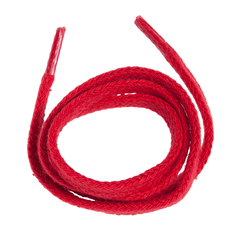 Lacet plat rouge