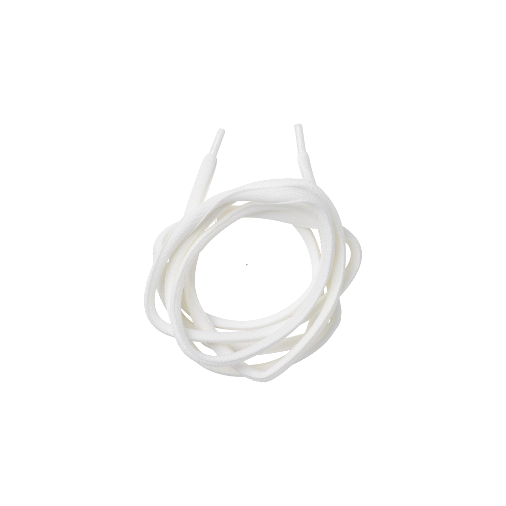 Lacet sport ovale blanc