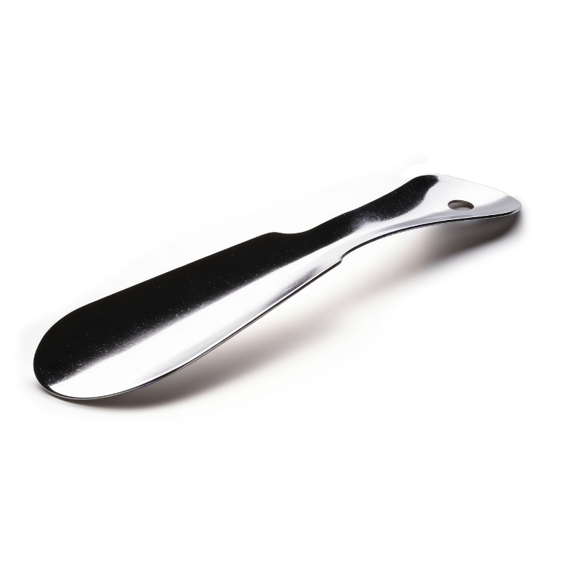 Nickel shoe horn round