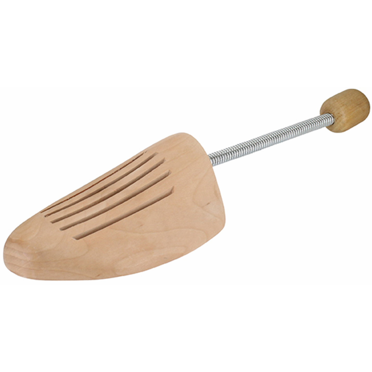 Houten schoenspanner met veer.