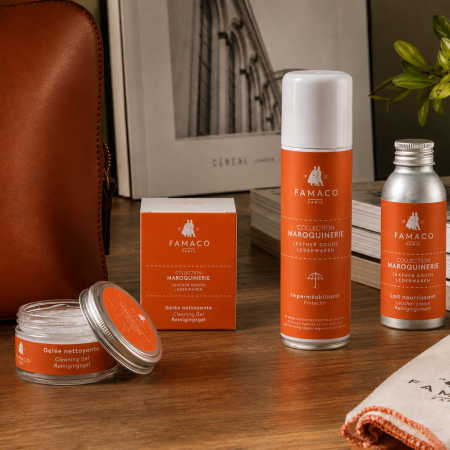 Famaco élargit son expertise avec une nouvelle gamme dédiée à la maroquinerie