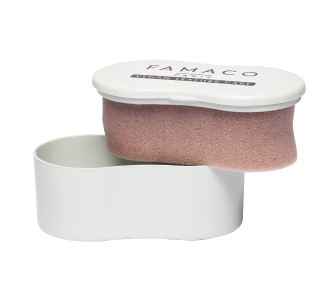 Vegan leather care sponge