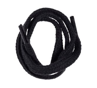 Black flat shoelace