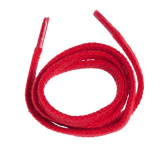 Lacet plat rouge