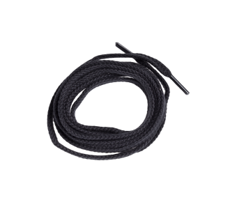 Black sport shoelace