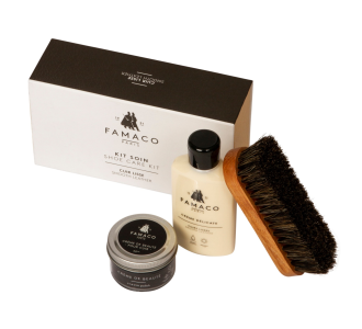 Kit soin cuir lisses