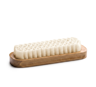 Crêpe borstel met houten rug