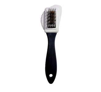 Messing en kunststof borstel Suède en nubuck