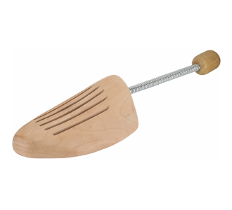 Houten schoenspanner met veer.
