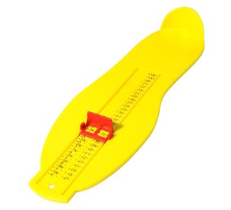 Plastic shoe sizer